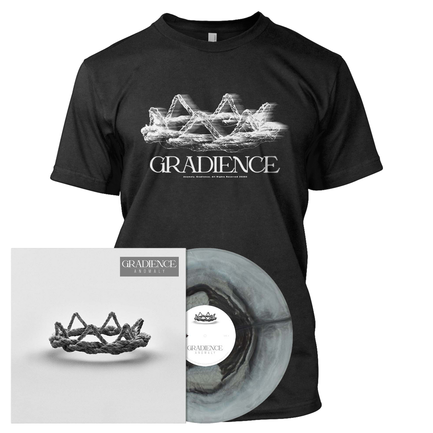 Gradience - Anomaly | Grey Galaxy Vinyl Bundle