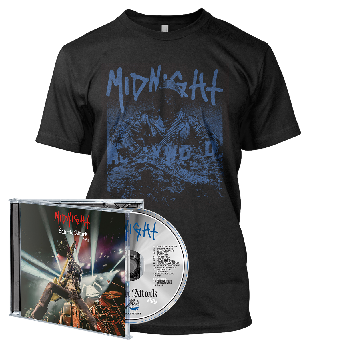 Midnight - Satanic Attack Live! | CD Bundle