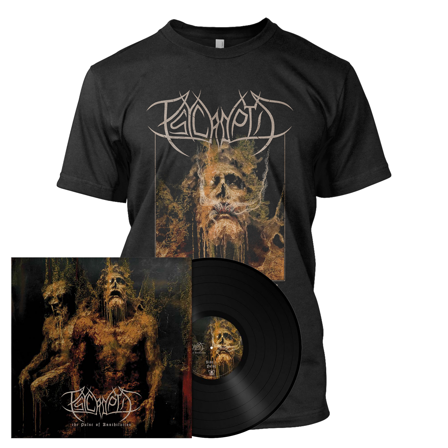 Psycroptic - The Pulse of Annihilation | Black Vinyl Bundle