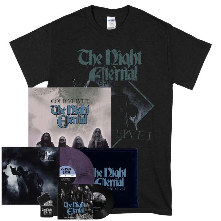 Cold Velvet Cover | Clear Purple w/Black Smoke Vinyl+7 Inch Bundle