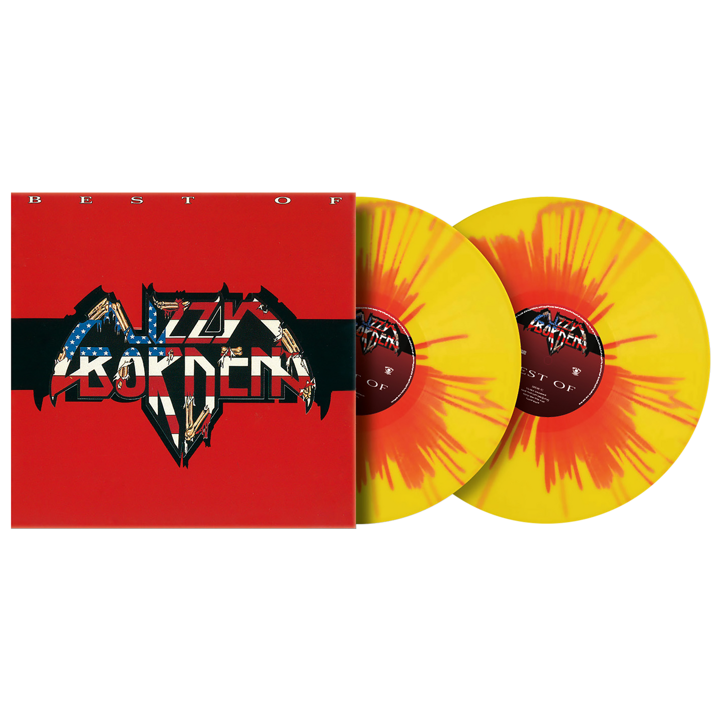 Lizzy Borden (Best Of) 2xRed Yellow Splatter Vinyl