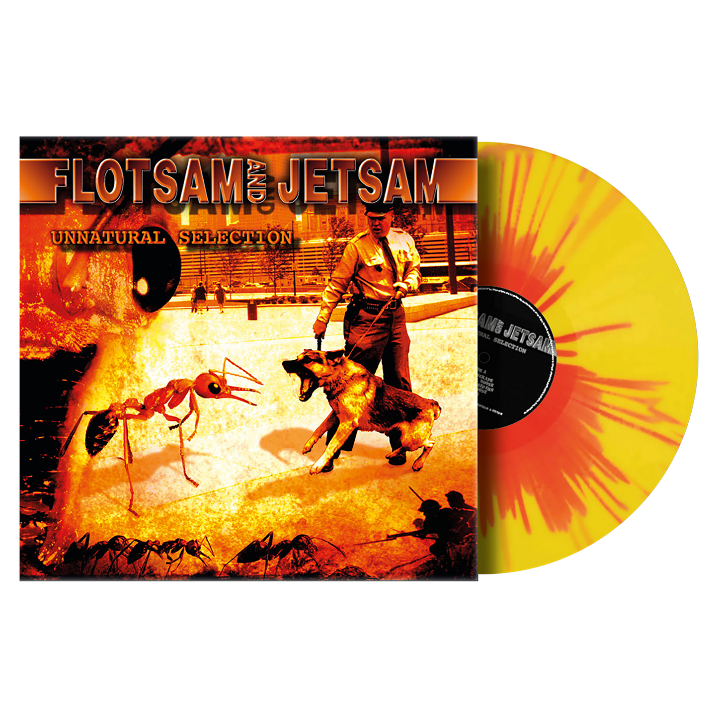 Flotsam & Jetsam (Unnatural Selection) Red Yellow Splatter Vinyl