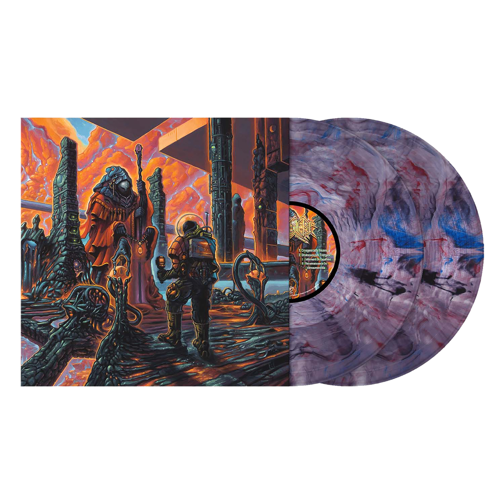 Cryptic Shift (Overspace & Supertime) 2xAncient Storm Swirl Vinyl