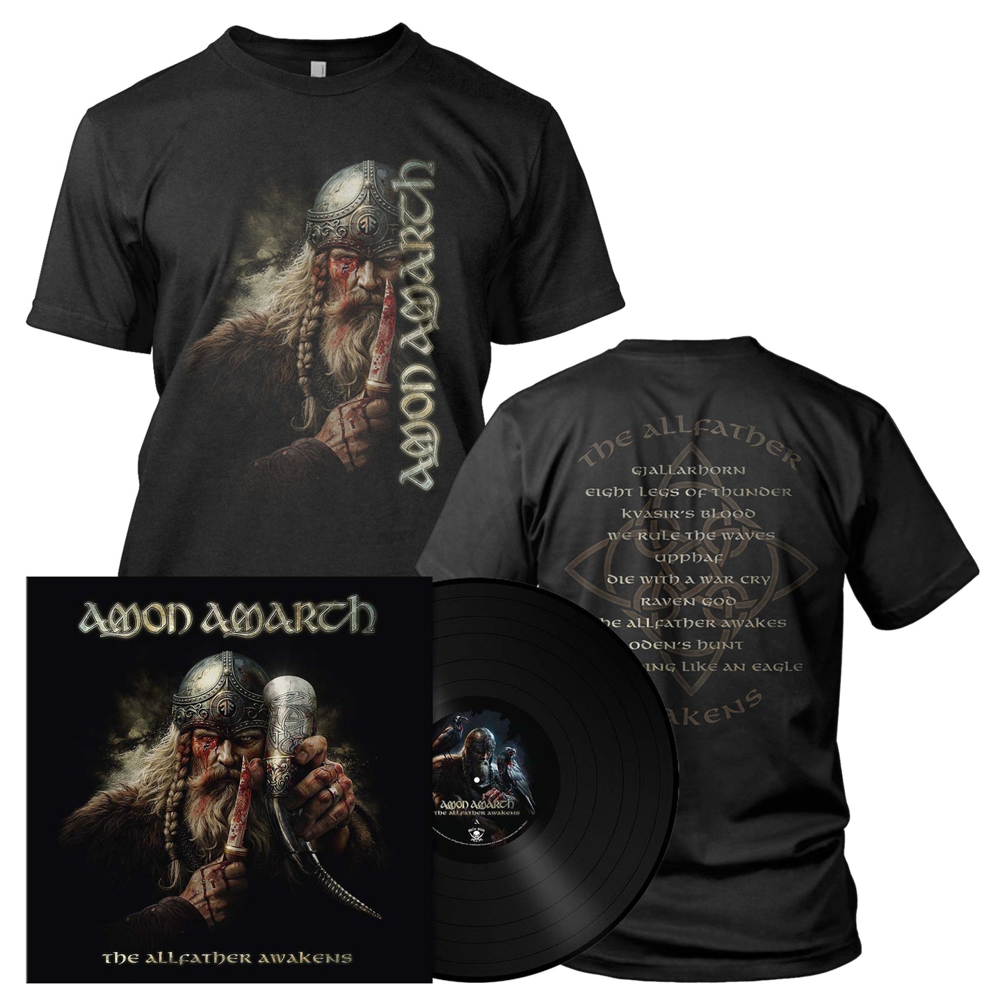 Amon Amarth - The Allfather Awakens | 180g Black Vinyl Bundle
