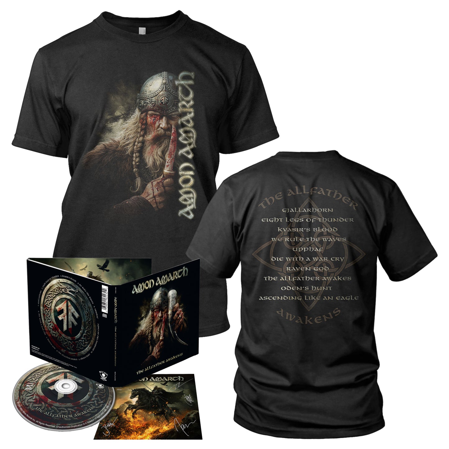 Amon Amarth - The Allfather Awakens | Signed Digi CD Bundle