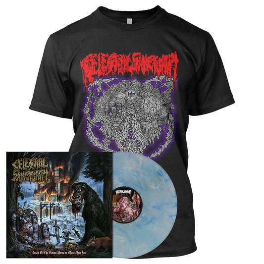 Celestial Sanctuary - Cradle of The Rotten, Shrine To Those Most Foul | Clear Blue White Smoke Vinyl Bundle