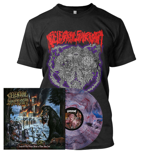Celestial Sanctuary - Cradle of The Rotten, Shrine To Those Most Foul | Wild Berry Marbled Vinyl Bundle