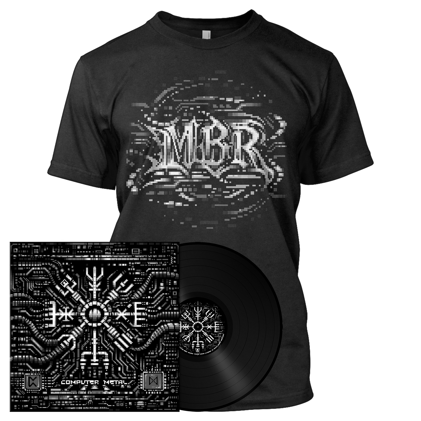 Master Boot Record - COMPUTER METAL | 180g Black Vinyl Bundle