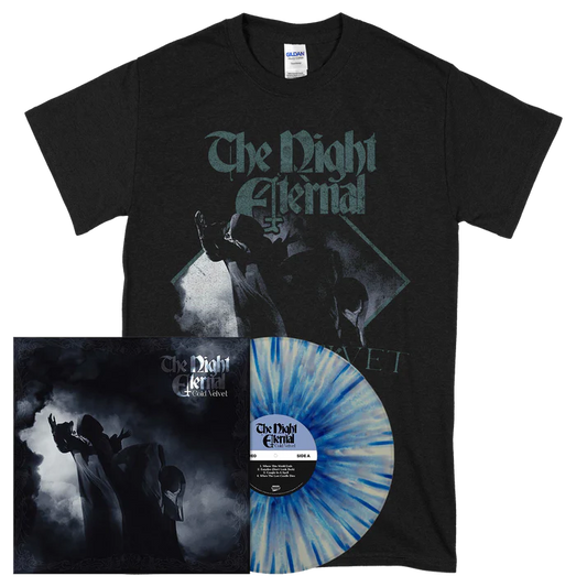 Cold Velvet Cover | Light Grey Blue Splatter Vinyl Bundle