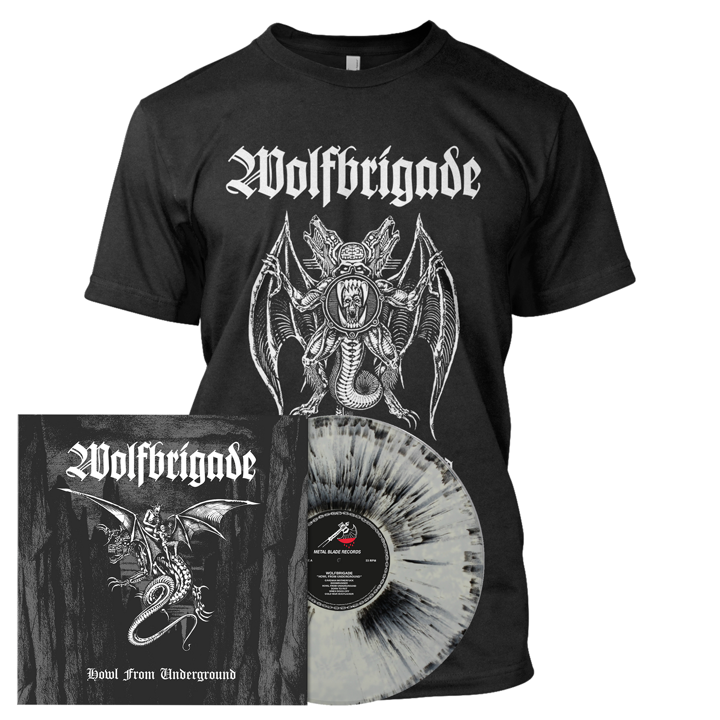 Wolfbrigade - Howl From Underground | Grey/Black Dust Vinyl