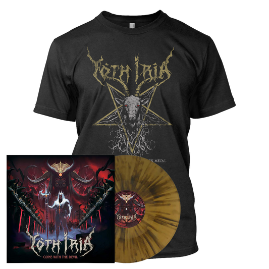 Yoth Iria - Gone with the Devil | Gold/Black Splatter Vinyl Bundle