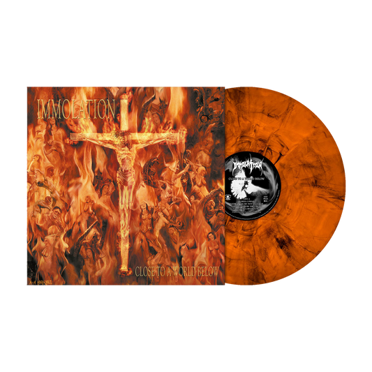 Immolation (Close to a World Below) Fiery Orange Marbled Vinyl