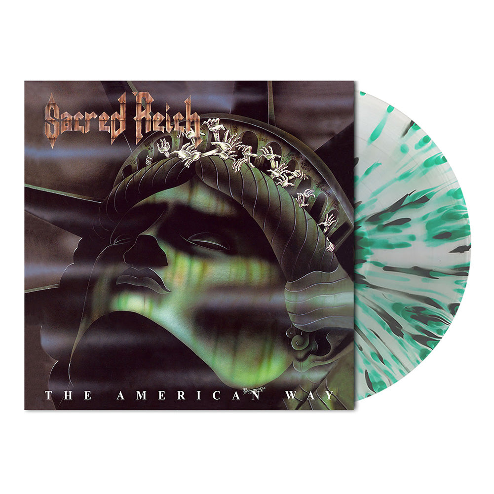 Sacred Reich (The American Way) Clear/Green/Black Splatter Vinyl