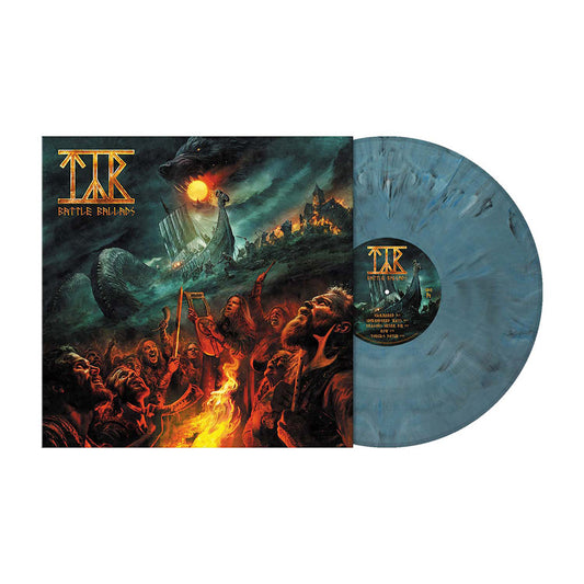 Tyr (Battle Ballads) Thunderous Sky Blue Marbled Vinyl