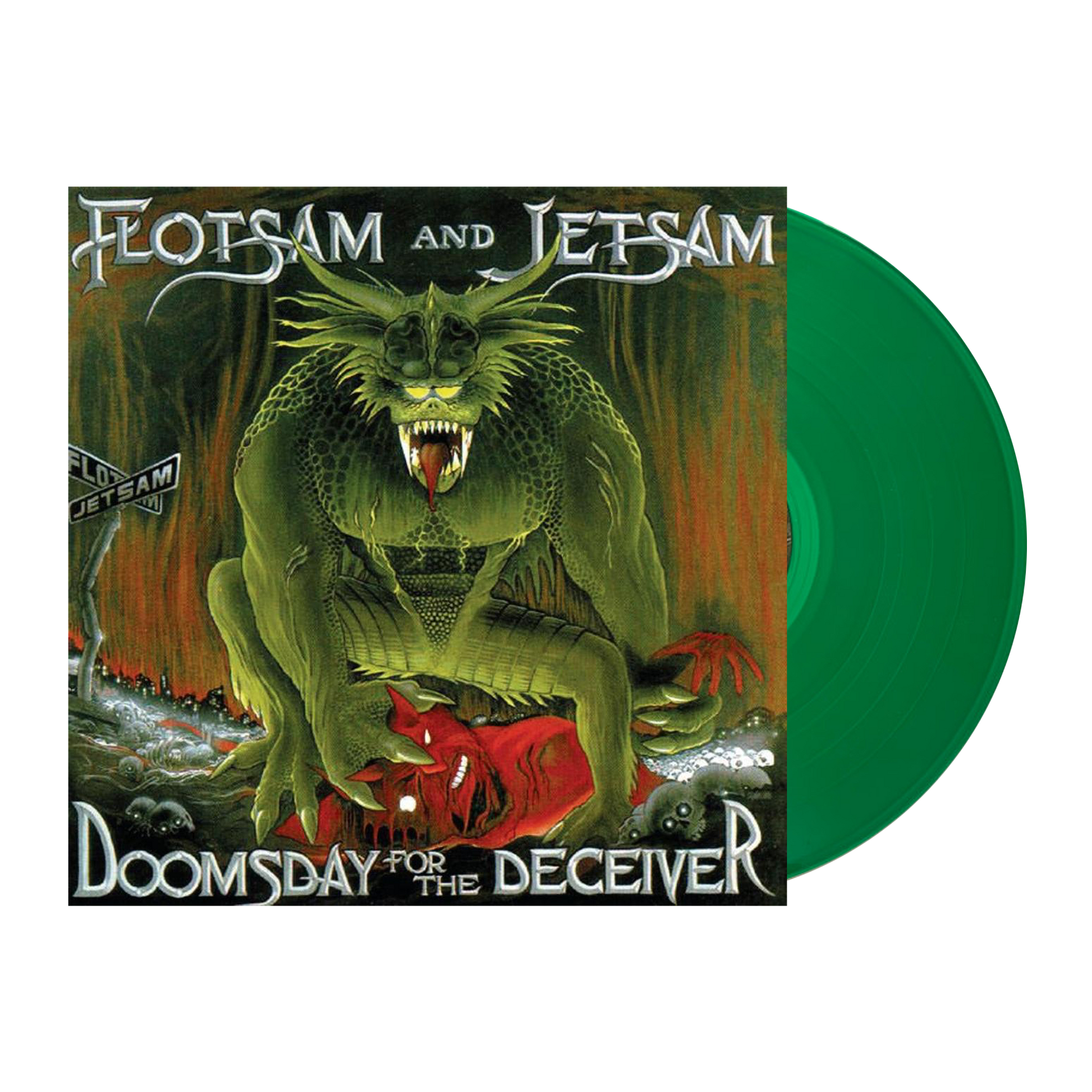 Flotsam & Jetsam (Doomsday For The Deceiver) Clear Green Vinyl