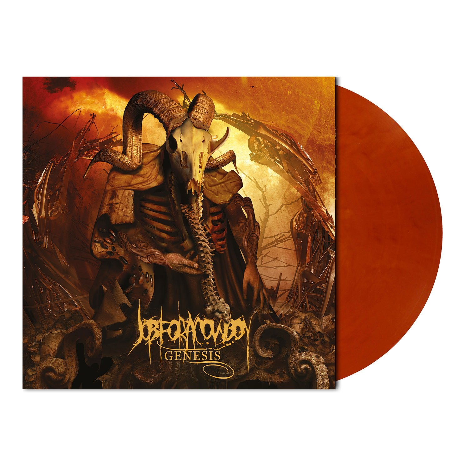 Job For A Cowboy (Genesis) Orange/Brown Marbled Vinyl