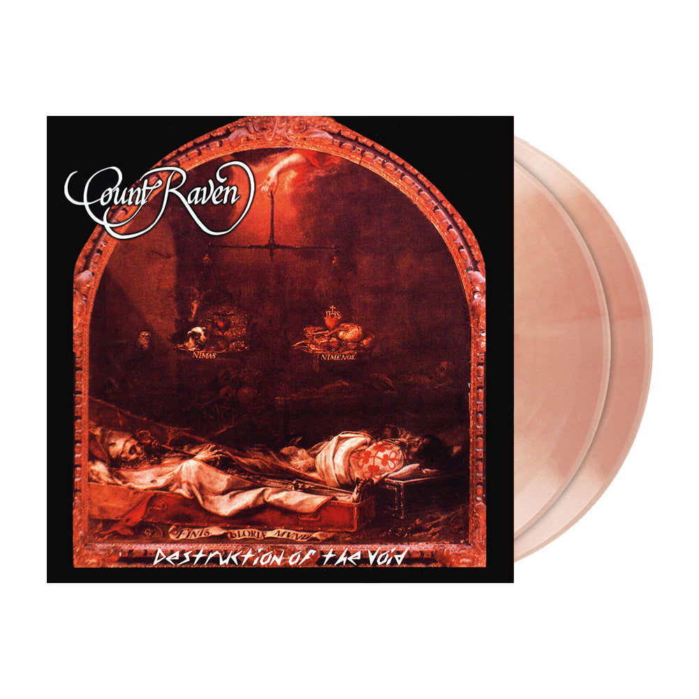 Count Raven (Destruction Of The Void) 2xClear Pastel Rose Marbled Vinyl