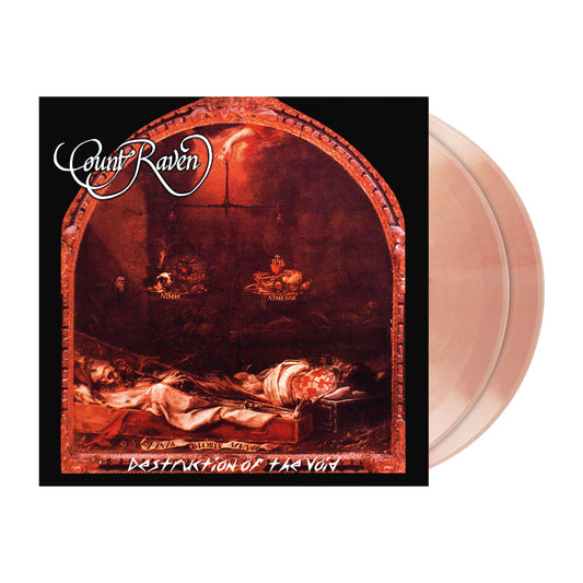 Count Raven (Destruction Of The Void) 2xClear Pastel Rose Marbled Vinyl