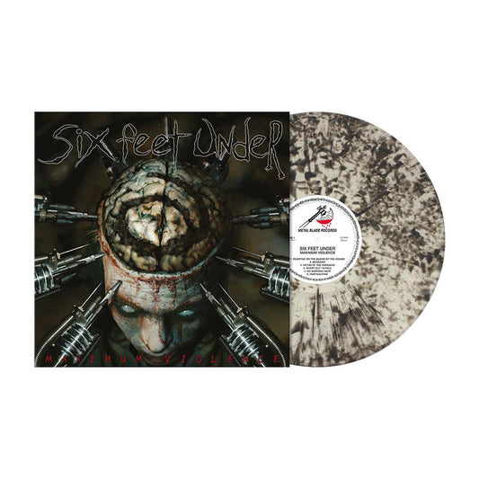 Six Feet Under (Maximum Violence) Clear/Black Dust Splatter Vinyl