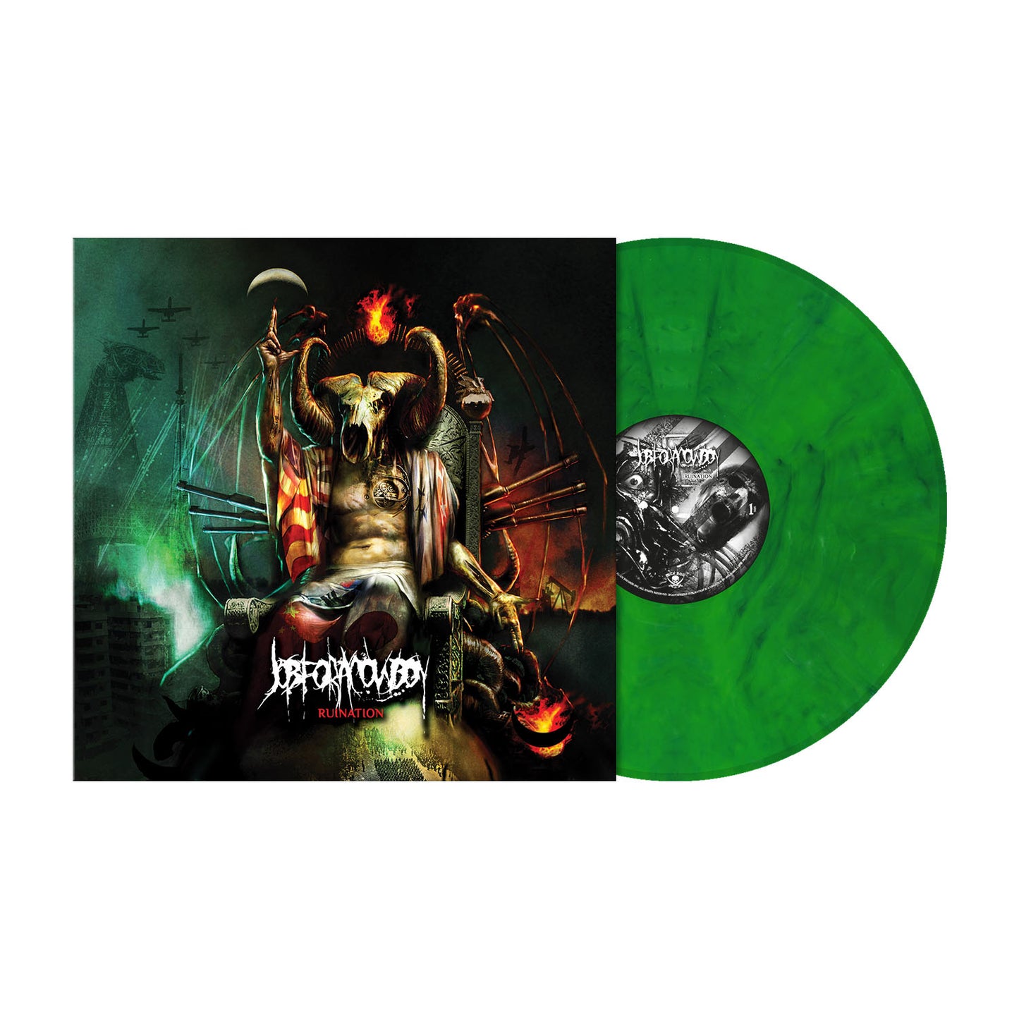 Job For A Cowboy (Ruination) Green Marbled Vinyl