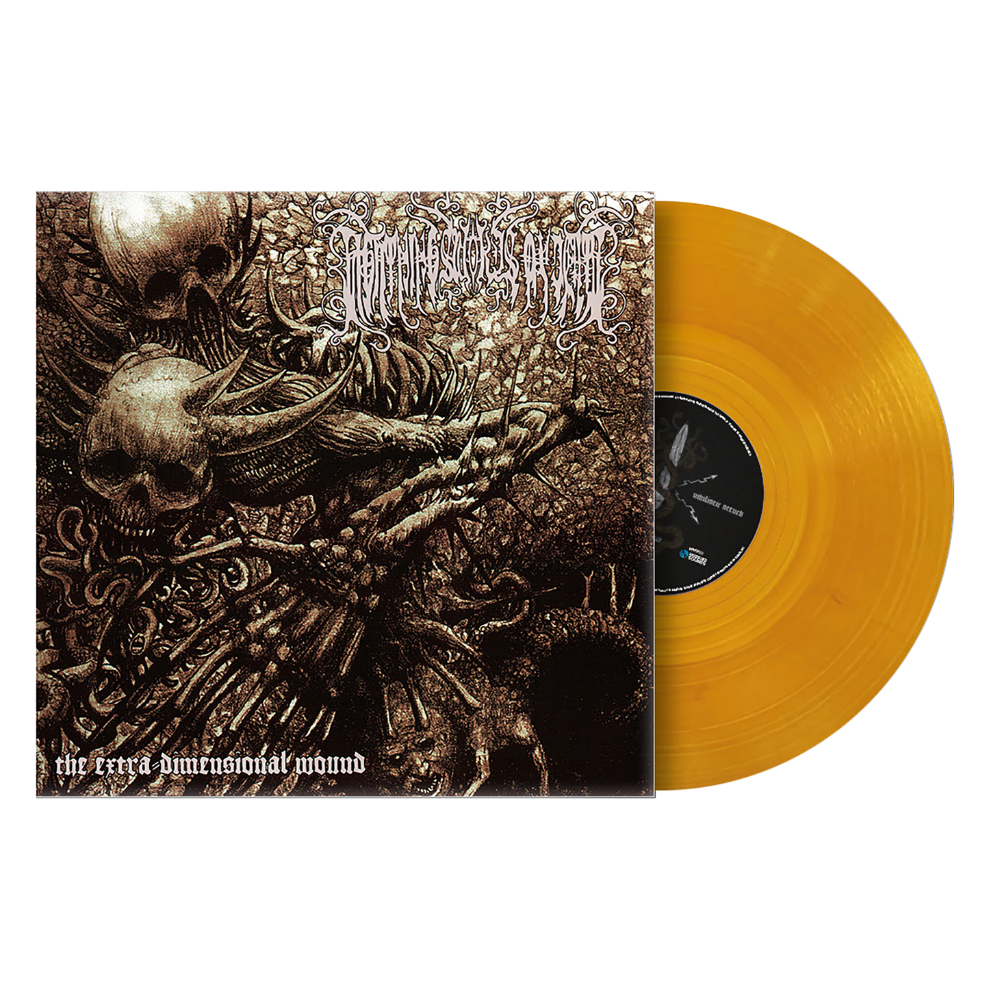 The Lightning Swords Of Death (The Extra Dimensional Wound) Orange Crystal Vinyl