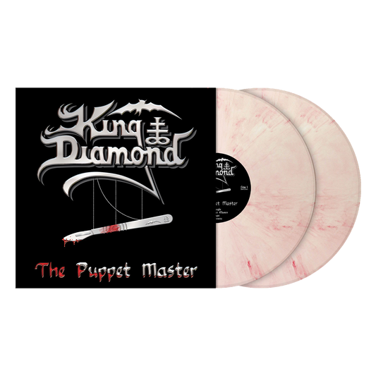 King Diamond (The Puppet Master) 2xWhite Red Marbled Vinyl
