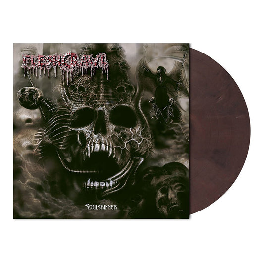 Fleshcrawl (Soulskinner) Burgundy Red Marbled Vinyl