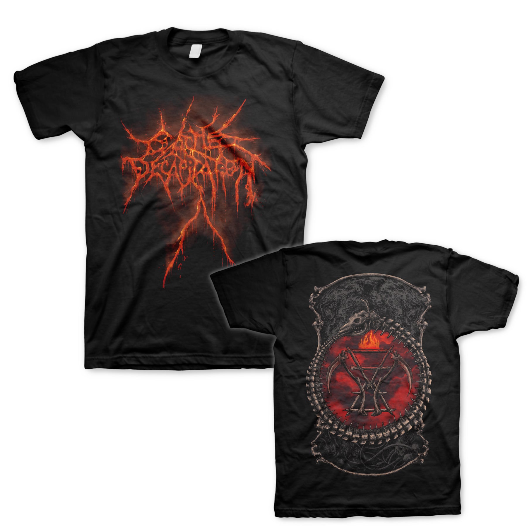 Cattle Decapitation (Lava) T-Shirt 2X