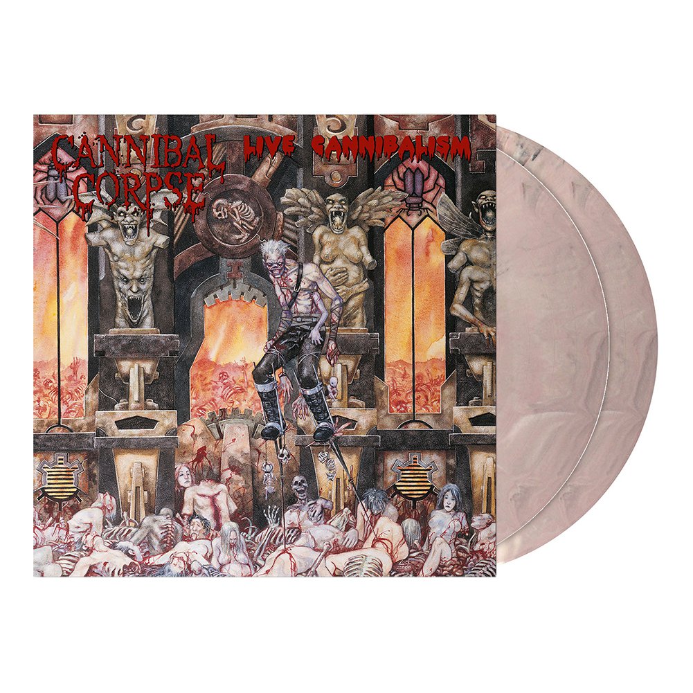 Cannibal Corpse (Live Cannibalism) 2xOpaque Pale Lilac Marbled Vinyl