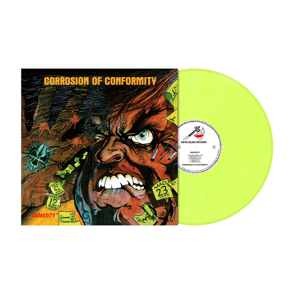 Corrosion of Conformity (Animosity) Light Yellow-Green Vinyl