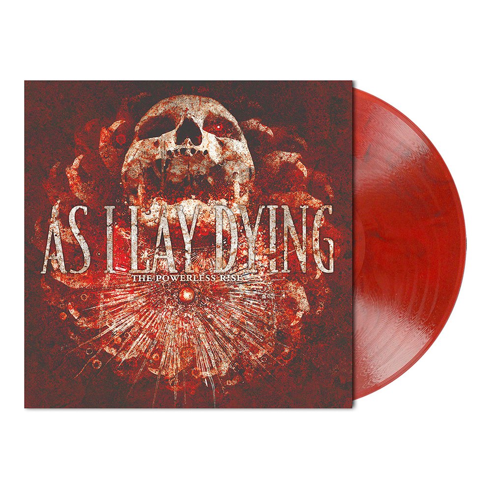 As I Lay Dying (The Powerless Rise) Red/Black Marbled Vinyl