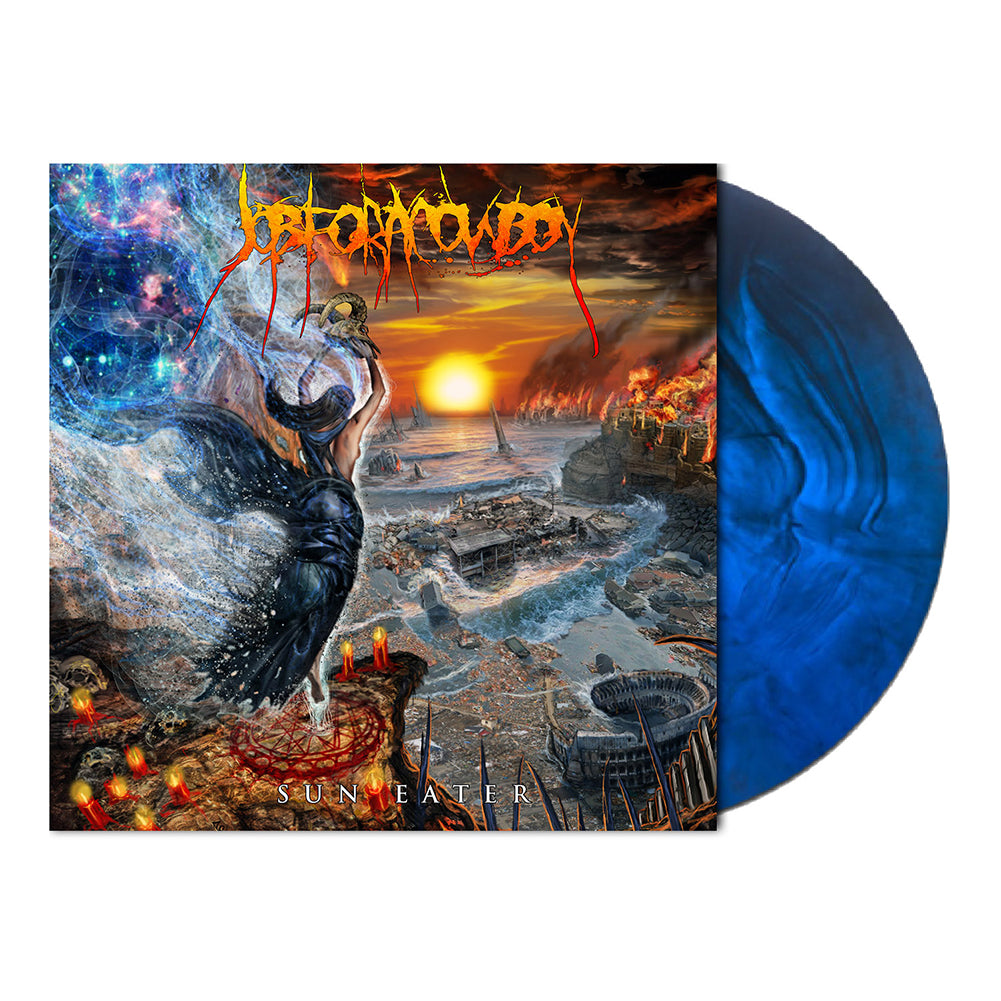 Job For A Cowboy (Sun Eater) Dark Blue/Black Galaxy Vinyl