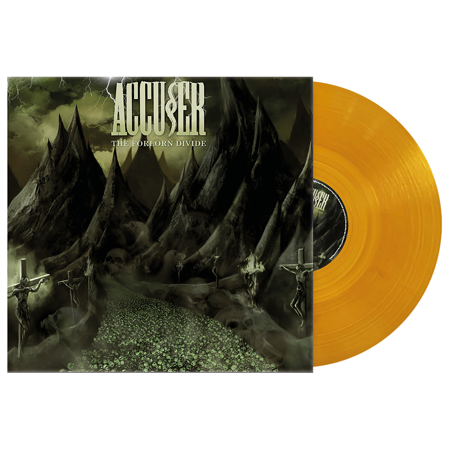 Accuser (The Forlorn Divide) Orange Crystal Vinyl