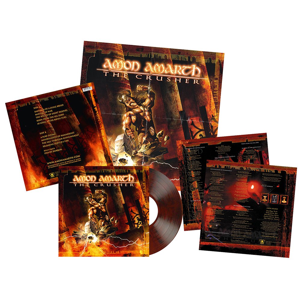 Amon Amarth (The Crusher) Orange Brown Marbled Vinyl