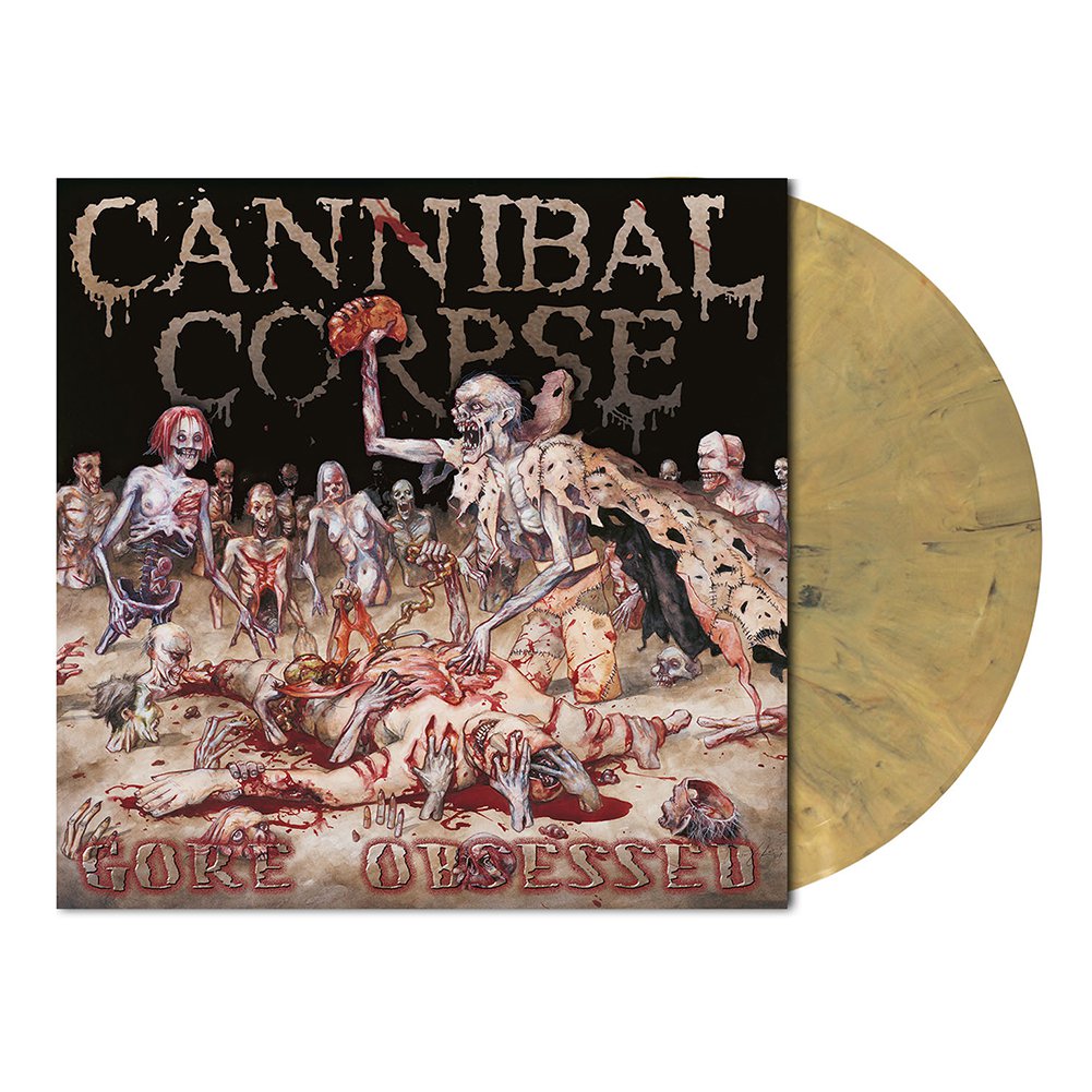 Cannibal Corpse (Gore Obsessed) Opaque Dead Gold Marbled Vinyl