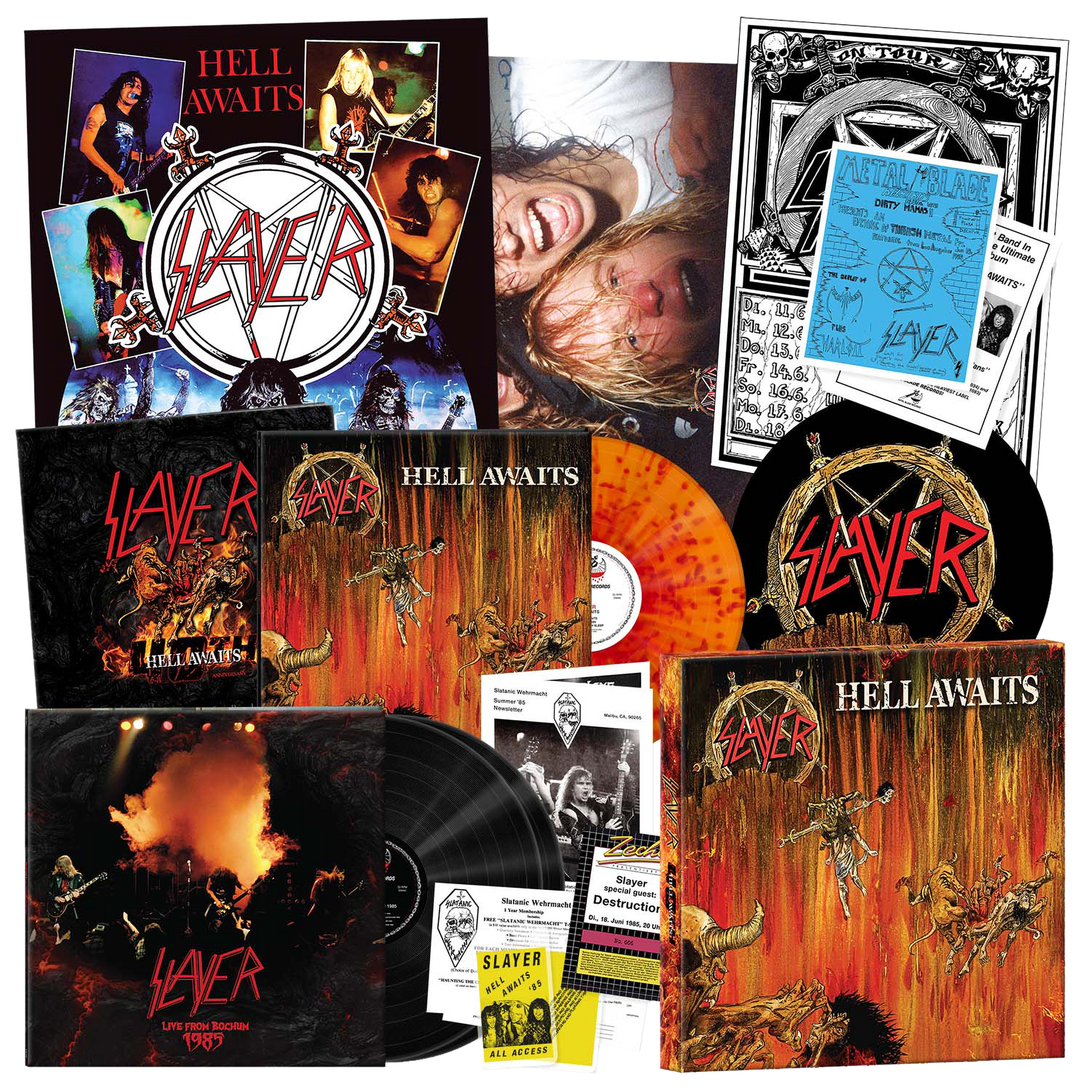 Slayer (Hell Awaits - 40th Anniversary) 3xVinyl Box Set – Metal Slayer (Hell Awaits - 40th Anniversary) 3xVinyl Box Set – Metal