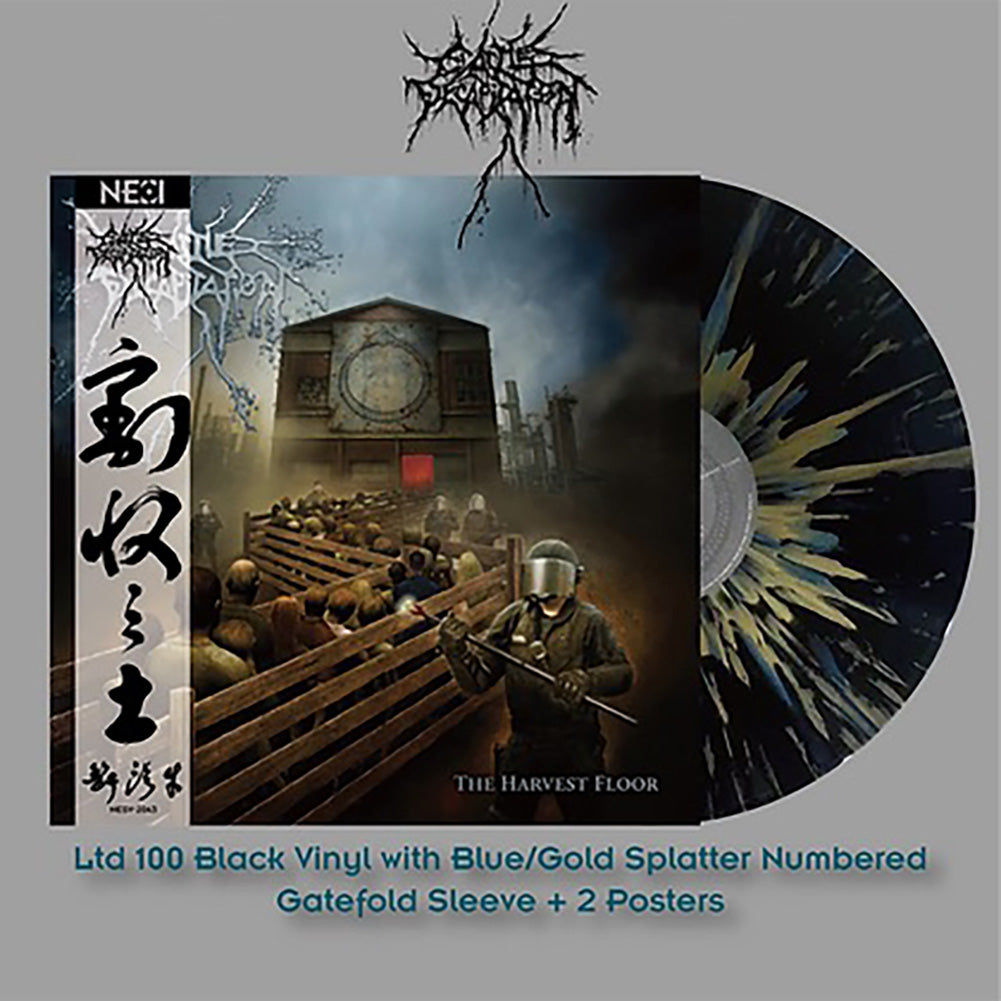 Cattle Decapitation (The Harvest Floor) Black wBlue/Gold Splatter Vinyl