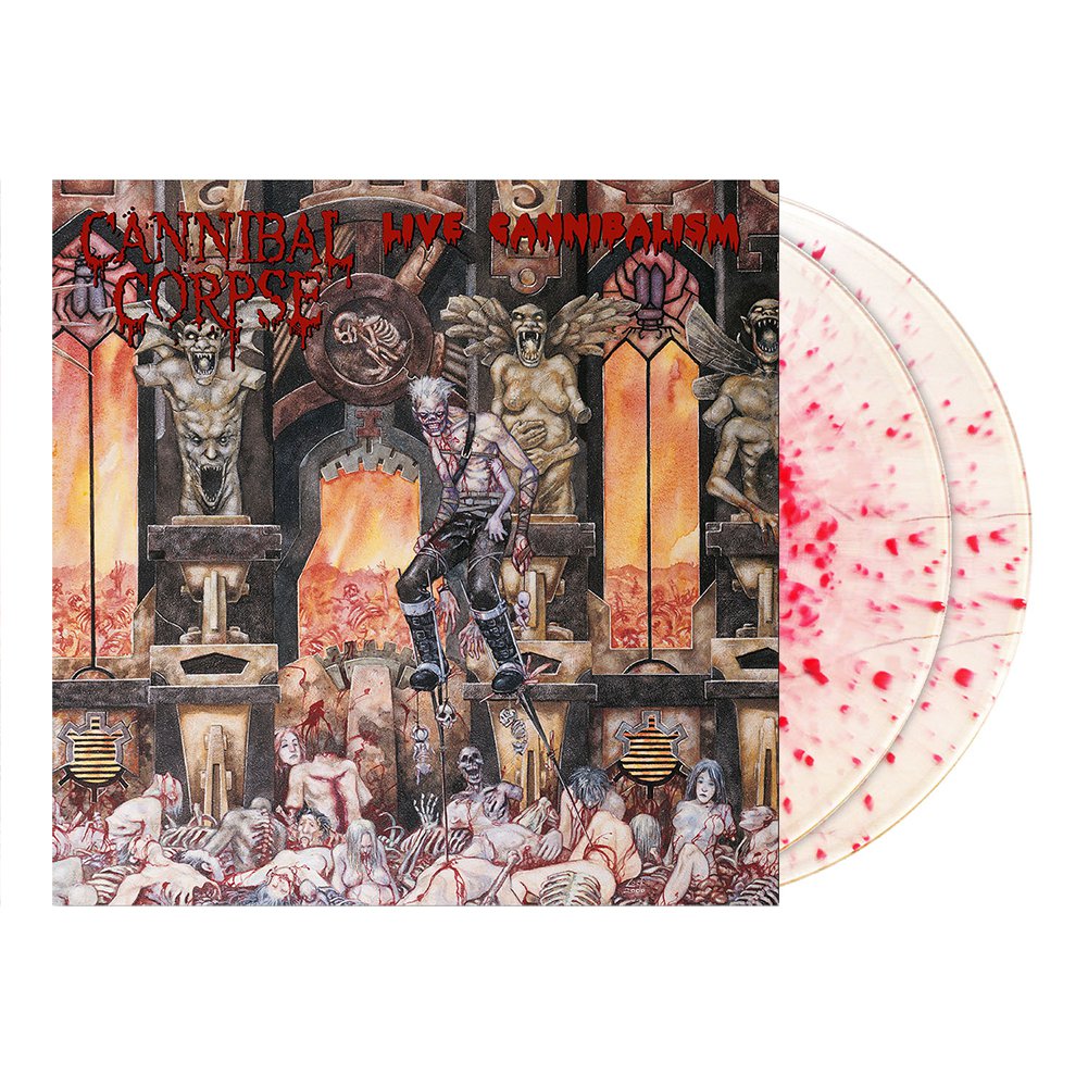 Cannibal Corpse (Live Cannibalism) 2xBlood Splatter Vinyl