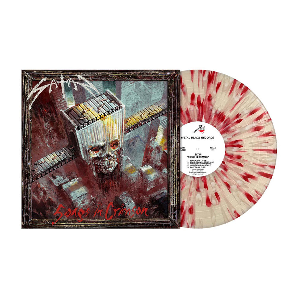 Satan (Songs in Crimson) Clear w/ Red & White Splatter Vinyl