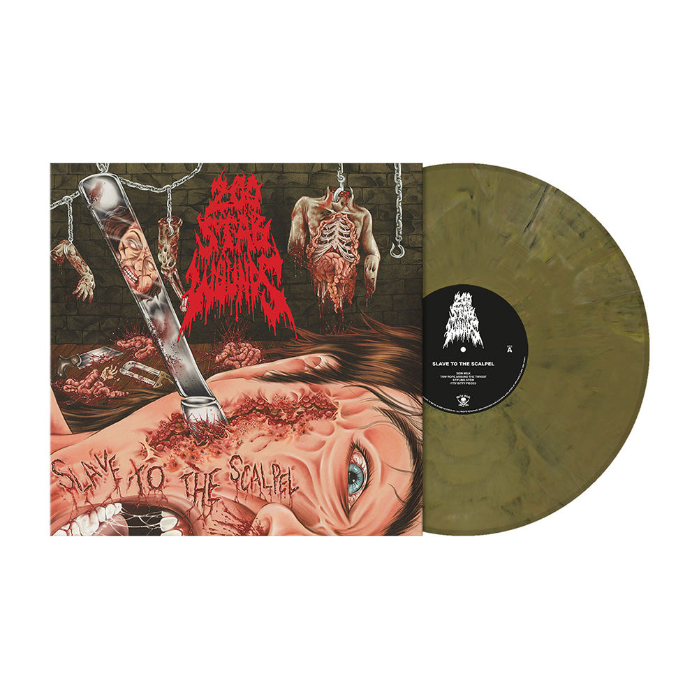 200 Stab Wounds (Slave to the Scalpel) Muddy Olive Brown Marbled Vinyl