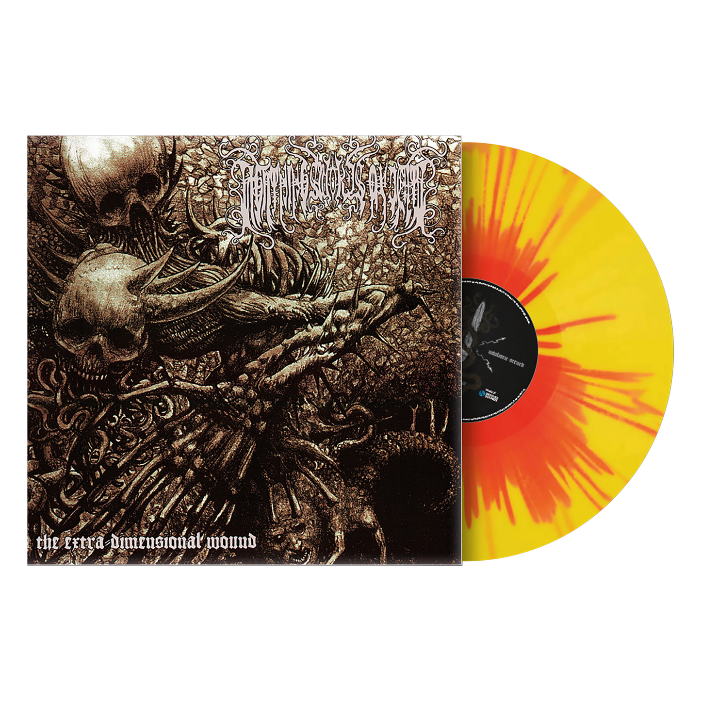 The Lightning Swords Of Death (The Extra Dimensional Wound) Red Yellow Splatter Vinyl