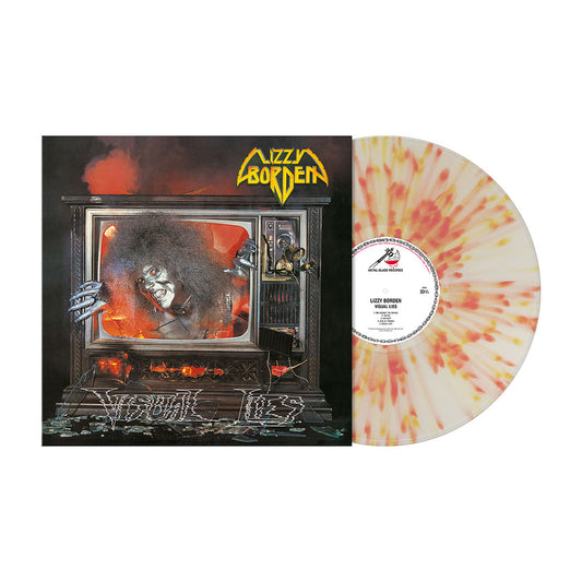 Lizzy Borden (Visual Lies) Clear/Red & Yellow Splatter Vinyl