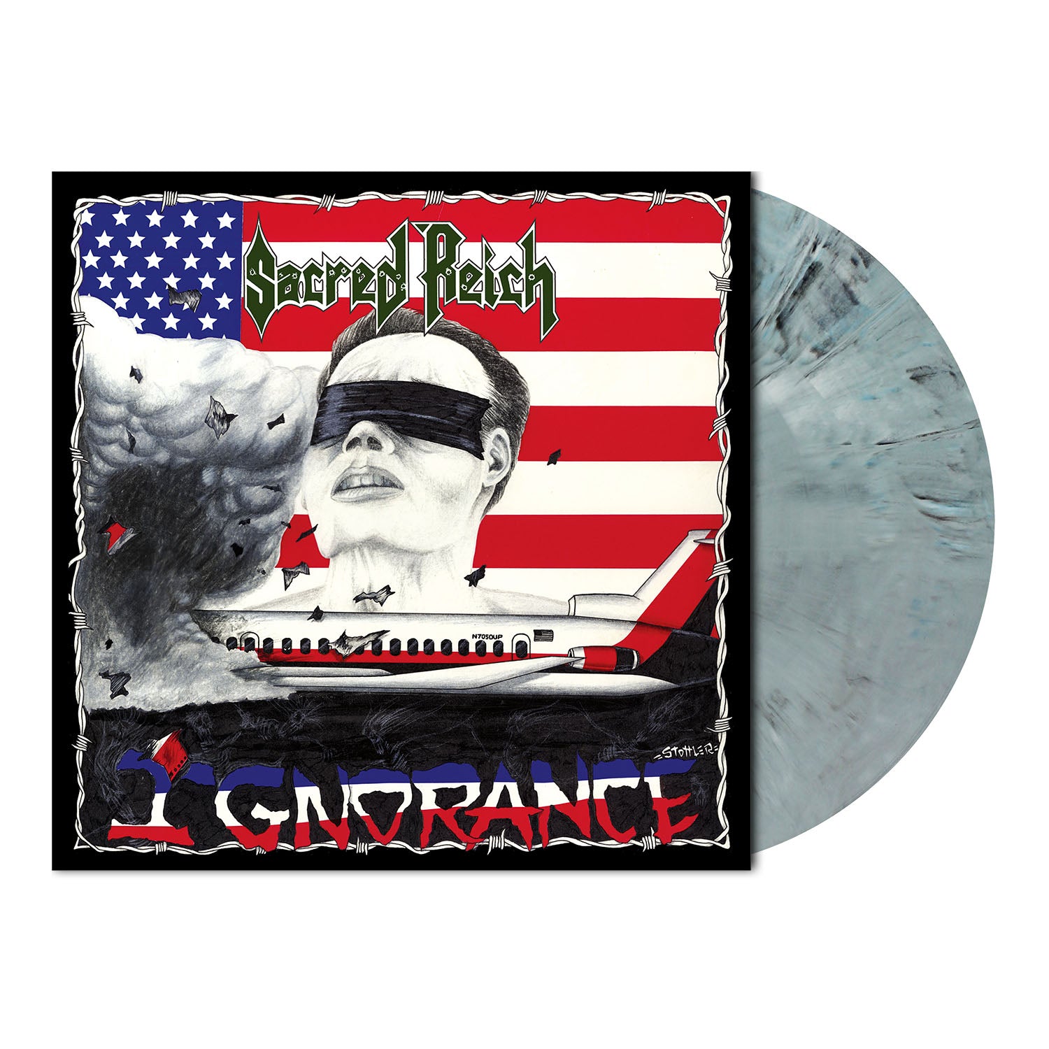 Sacred Reich (Ignorance) Grey Blue Marbled Vinyl