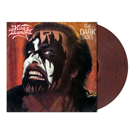 King Diamond (The Dark Sides) Clear Dark Rose Marbled Vinyl