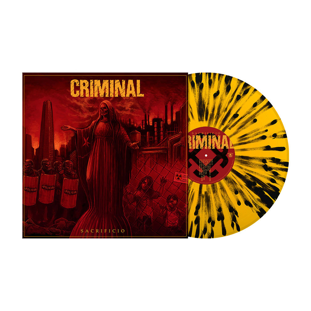 Criminal (Sacrificio) Orange/Black Splatter Vinyl