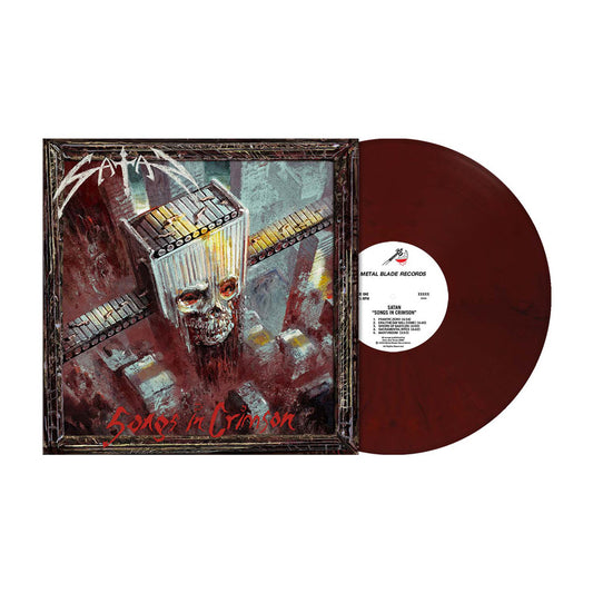 Satan (Songs in Crimson) Dark Crimson Red Marbled Vinyl