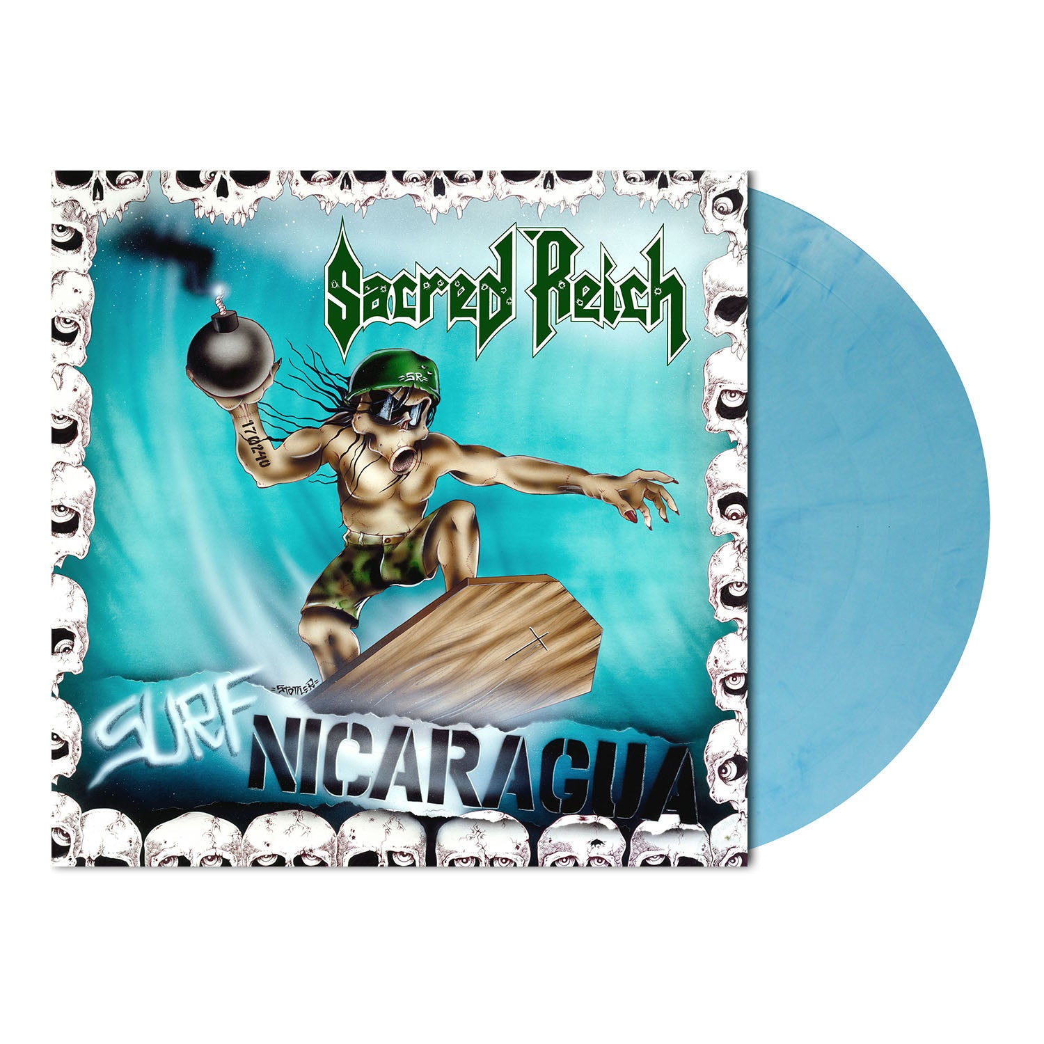 Sacred Reich (Surf Nicaragua) Paradise Bay Blue Marbled Vinyl