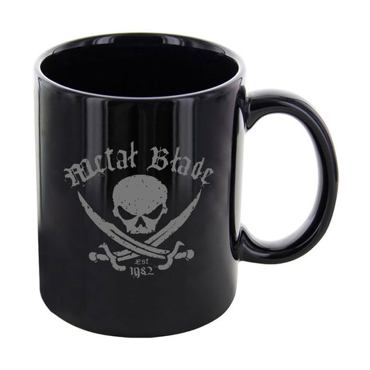 Metal Blade (Pirate Logo Est.) Black Mug