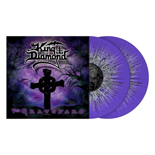 King Diamond (The Graveyard) 2xPurple w/Black & White Splatter Vinyl