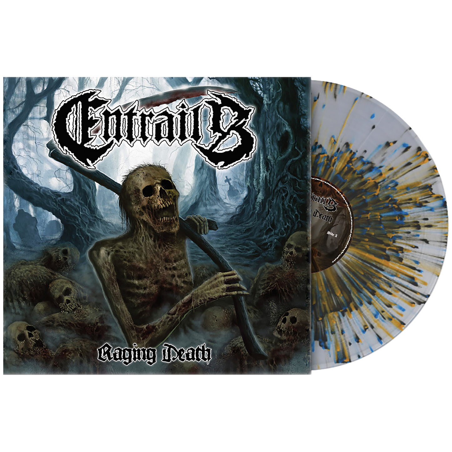 Entrails (Raging Death) Clear Splatter Vinyl